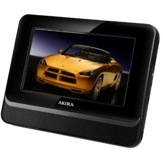 Akira DPS-B73U7 Lecteur DVD portable 7,1" DivX USB Noir