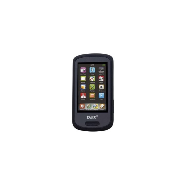 MP3 D Jix M538 Lecteur audio vidéo et radio FM 4GO NOIR Appareil photo et vidéo Lecteur carte Micro SD écran 2.8’’ tactile