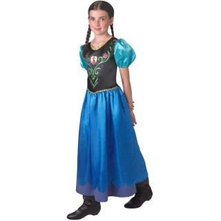 Rubie's-déguisement officiel - Disney- Costume Déguisement Classique Anna - Taille L 7-8 ans- CS889543/L