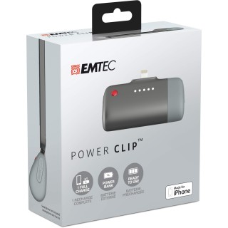 Emtec Power Clip Batterie de secours Design pour Smartphone/iPhone connectique Lightning