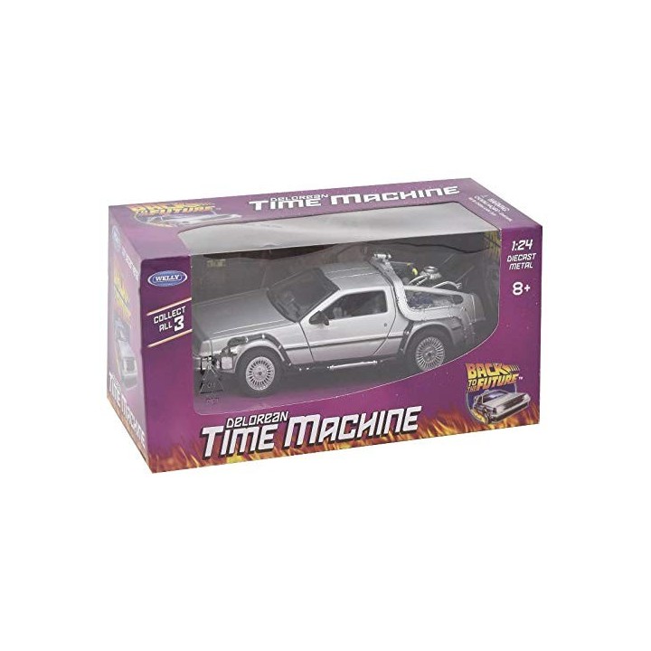 Globo Welly Delorean 8014966393832 Retour Au Futuro I Échelle 1:24 Jouet Voiture Multicolore