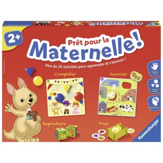 Ravensburger - Jeu Educatif - Prêt pour la maternelle ! - Coffret complet éducatif - 20 activités - Préparation Programme Matern