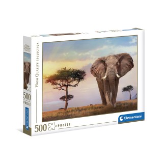 Clementoni- African Sunset-500 pièces-Puzzle Adulte-fabriqué en Italie, 35096