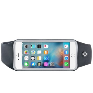 BIGBEN Etui Ceinture Sport pour Smartphone jusqu'à 5,5" Noir