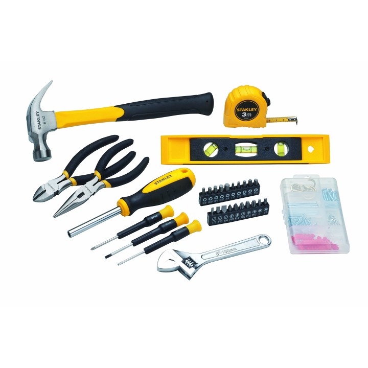 STANLEY STHT0-75947 Coffret outils 62 pièces, Noir