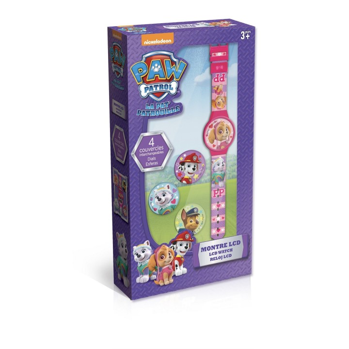 Canal Toys- Electronique-Paw Patrol Filles-Montre LCD, CT37026