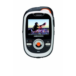 Medion MD86064 Caméscope sport numérique HD 1 Mpix Ecran LCD 2" Zoom optique 2x USB / AV / HDMI