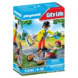 Playmobil 71245 Secouriste avec blessé