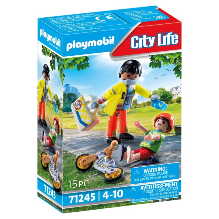 Playmobil 71245 Secouriste avec blessé
