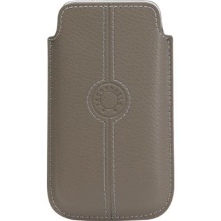 Façonnable FACOSELPOUCHSMI900BG Housse Universel en Cuir grainé Beige