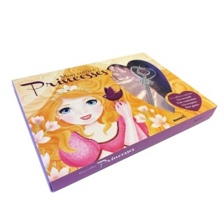 Coffret - Princesses - un livre et des accessoires de princesses - dès 5 ans