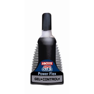 Henkel - Loctite SuperGlue-3 - Power Flex Gel Control 9H 1599176 - Flacon de colle - 3 g