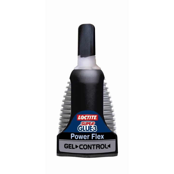 Henkel - Loctite SuperGlue-3 - Power Flex Gel Control 9H 1599176 - Flacon de colle - 3 g