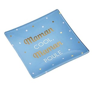 Draeger Paris - Vide-Poches en Verre - Maman Cool, Maman Poule