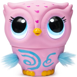Owleez, Jouet Bébé Hibou Volant Interactif avec Effets Sonores et Lumineux (Rose), à partir de 6 Ans