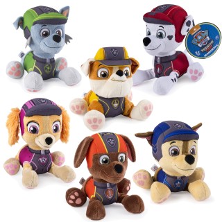 Paw Patrol - 6022630 - 1 Peluche 15 cm - La Pat' Patrouille - Modèle Aléatoire