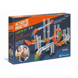 Clementoni Action & Réaction - Action Et Réaction-Coffret Scientifique Starter Set 50 Pièces