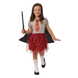 RUBIES - Harry Potter Officiel - Robe Tutu Gryffondor - Déguisement Enfant Fille - Taille Unique - 6-9 ans - Costume Robe Tutu M