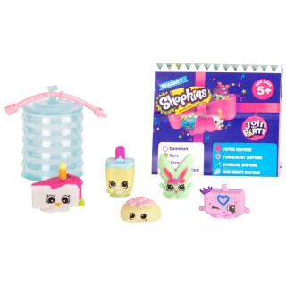 Shopkins - HPK80 - SK7 Party - Blister 5 Pack - 5 1 Lanterne - Modèle Aléatoire
