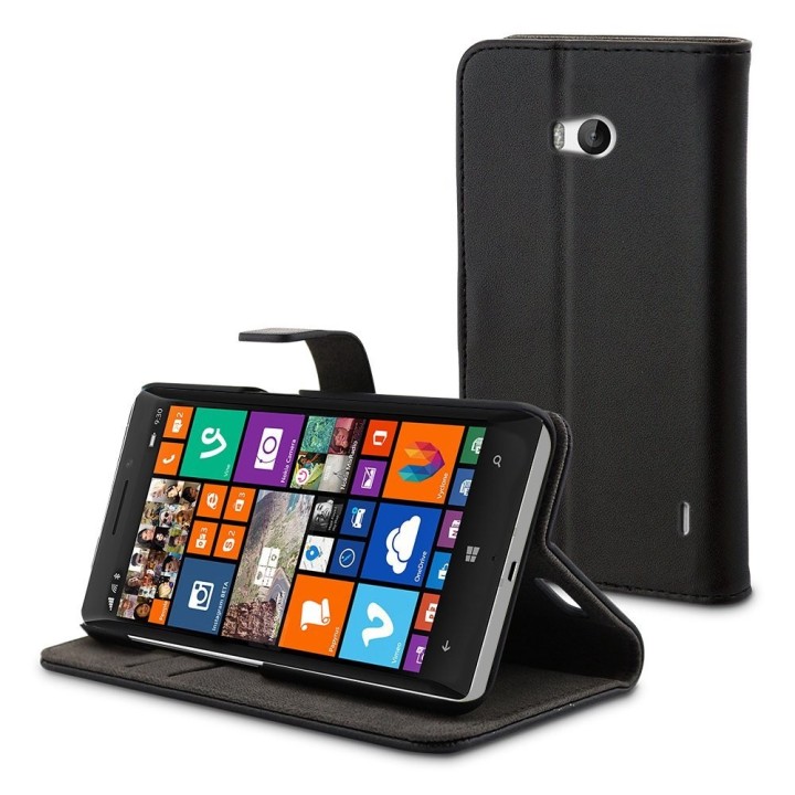 muvit MUSLI0504 Etui Folio pour Nokia Lumia 930 Noir
