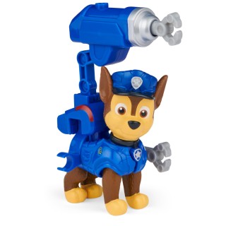 Paw Patrol- Pat' Patrouille Collection Sac à Dos à Clipser et 2 projectiles, Jouets pour Enfants à partir de 3 Ans, 6060756, Fig