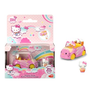 Simba - Hello Kitty - Voiture Bretzel - Véhicule Métal + 1 Figurine Amovible - 253241003