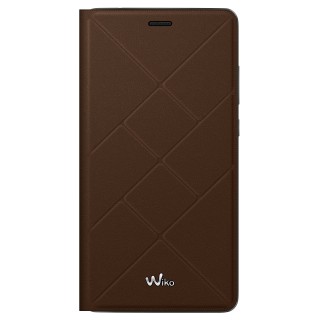 Wiko Jetlines Etui Folio Pulp Fab 4G Chocolat