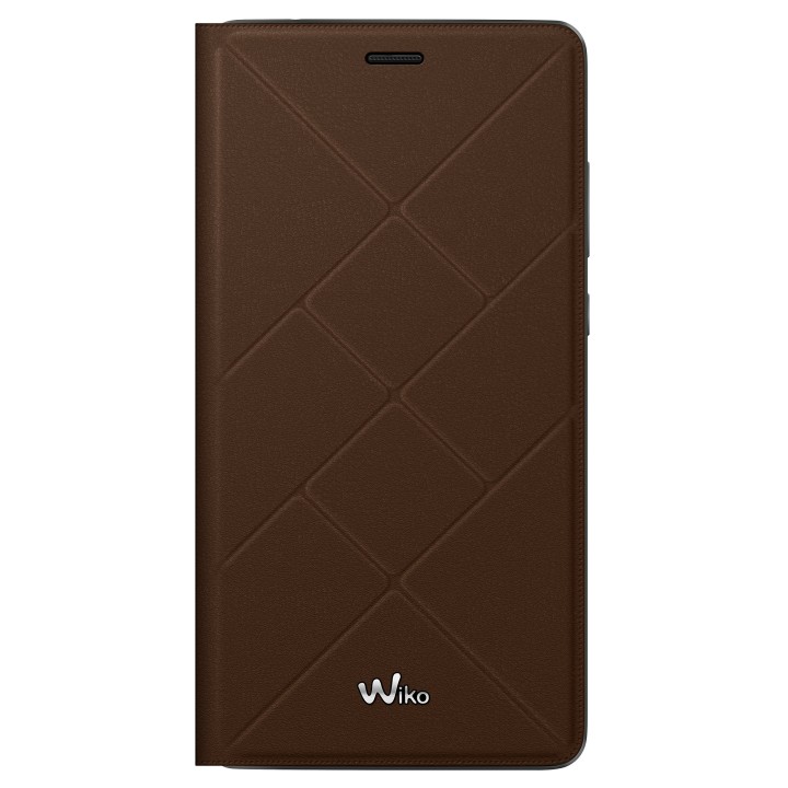 Wiko Jetlines Etui Folio Pulp Fab 4G Chocolat