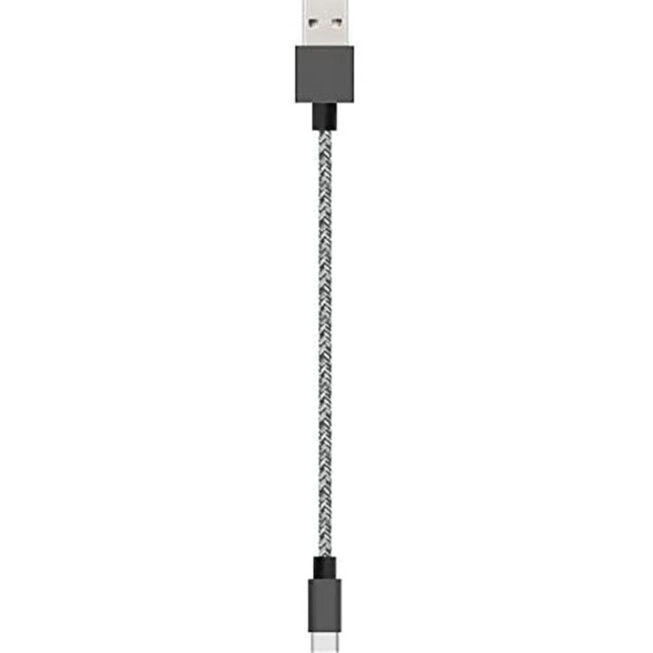 Bigben Connected Câble Tissé USB C 2m 3A Noir