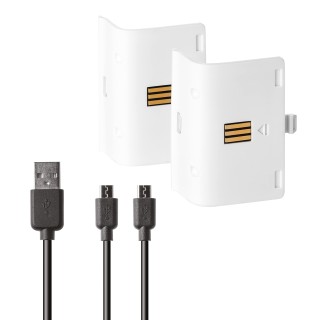Kit de batterie - 2 Batteries rechargeables pour Xbox One - compatible avec Station de charge Twin Charge X comme batterie de re
