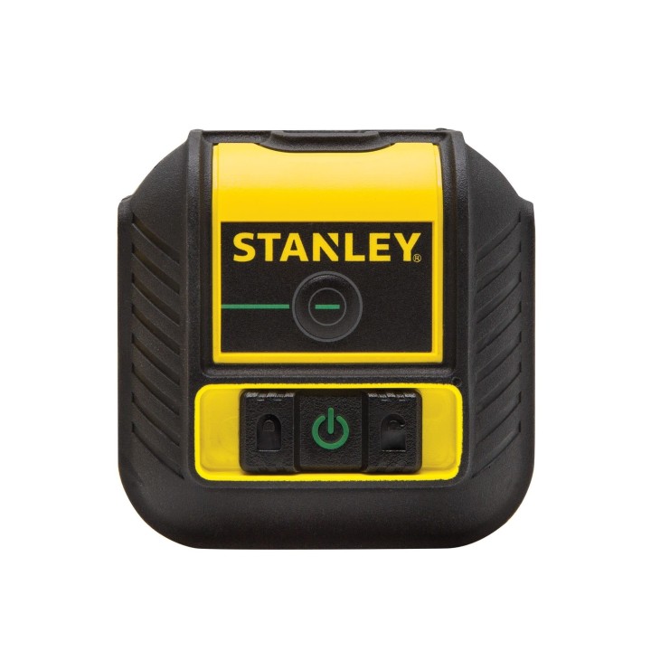 Stanley STHT77592-1 Niveau Laser Croix + Équerrage Cross90 - Faisceau vert 4x plus lumineux - étanche IP50 - double filetage 1/4