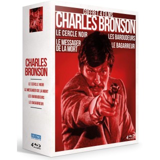 Charles Bronson-Coffret 4 Films : Le Cercle Noir + Le Messager de la Mort + Les Baroudeurs + Le Bagarreur [Blu-Ray]