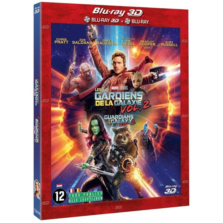 Les Gardiens De La Galaxie Vol 2 [Blu-ray] [Blu-ray 3D + Blu-ray 2D]
