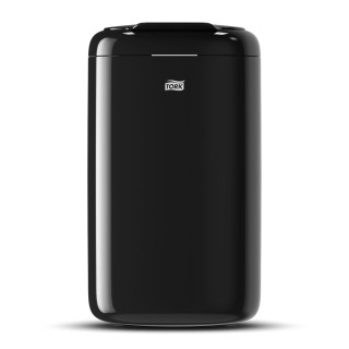 Tork Poubelle Mini en plastique 5L / poubelle de salle de bain B3 - Design Elevation - Noir, 564008