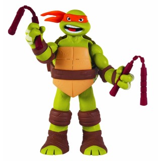 Tortues Ninja - 5406 - Figurine - Blister de Figurine Articulée Électronique - Mike - 14 cm