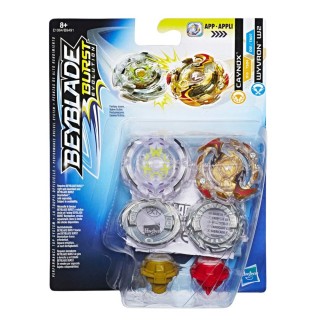 Beyblade Burst Evolution bey caynox et wyrvon W2 multicolore - Hasbro European Trading b.v e1064 - Version Espagnole