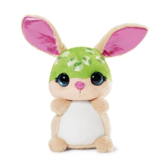 NICI - Peluche Lapin NICIdoos - Grands Yeux Brillants - Collection Ice Cube - Hooly Classic - Taille 22 cm