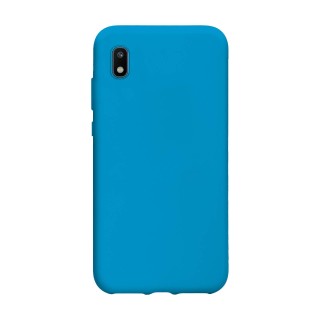 SBS Coque Fluo en matière Souple, légère et Douce au Toucher pour Samsung Galaxy A10/M10 Bleu