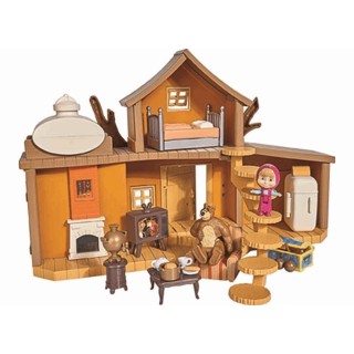 Simba - 109301032 - Masha & Michka - Maison de Masha 2 Etages + Accessoires