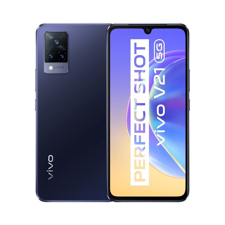 VIVO V21 5G Smartphone, 8 Go + 128 Go, Selfies 44 MP avec Stabilisation Optique, Triple Cam¡§?ra 64 MP, Taux de Rafra?chissement