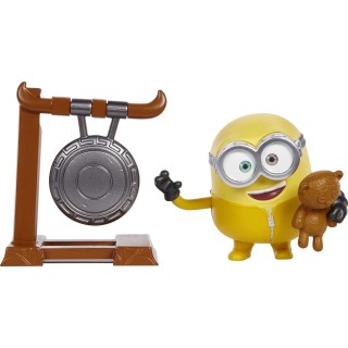 Minions figurine articulée Bob et son gong, jouet pour enfant, GMD92