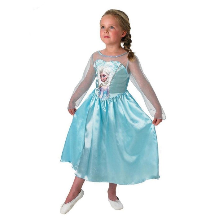 Rubie's 889542L Elsa Frozen - La Reine des Neiges - deguisement Disney Robe - 7-8 ans