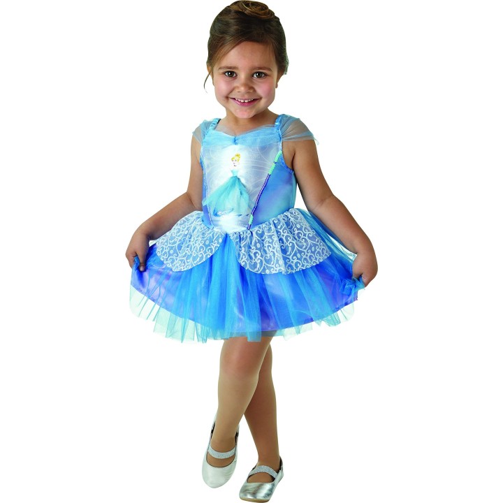 Rubies - Déguisement Ballerina Officiel - Cendrillon, enfant, I-300130,Taille unique 105 à 116 cm