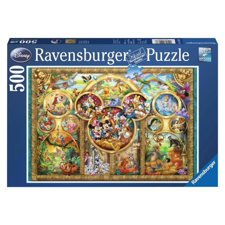 Ravensburger - Puzzle Adulte - Puzzle 500 pièces - Famille Disney - Adultes et enfants dès 12 ans - Puzzle de qualité supérieure