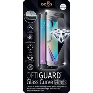 Qdos QDOSOPTIGS6EGBK Film de Protection d'écran en Verre trempé pour Samsung Galaxy S6 Edge Noir