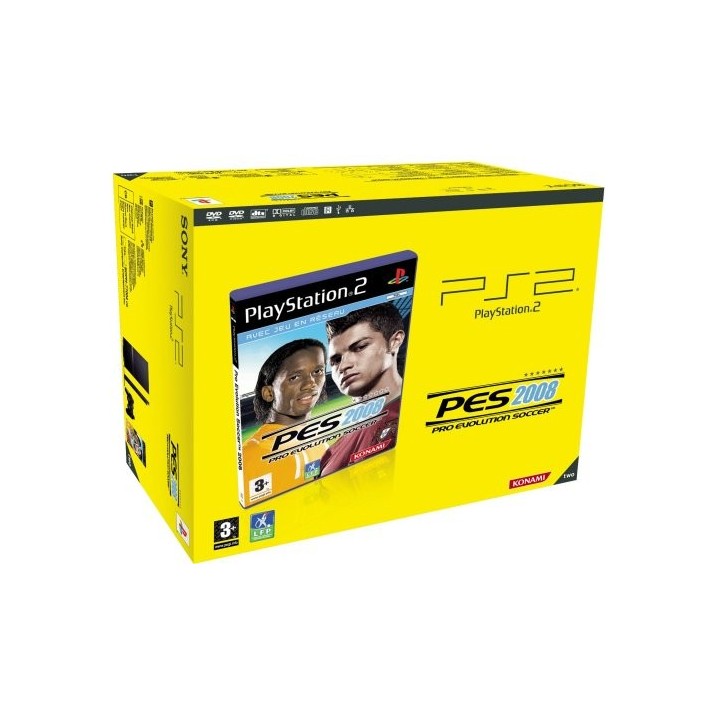 Console Playstation 2 + PES 2008