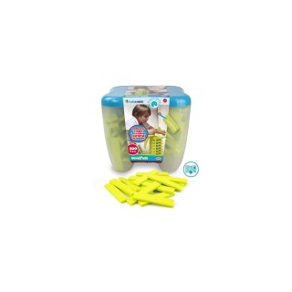 Tatamiz- Mouz'tik-Jeu de Construction en Mousse 200 pièces-Dès 3 Ans-D'arpèje EVA, TTMZ304, Vert