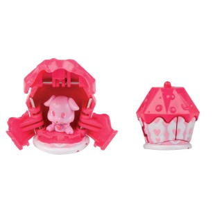 Jewel Pet - 2772 - Figurine - Jewel Charm - En Blister - Riru - 1 Pièce – Rouge/Rose/Cochon