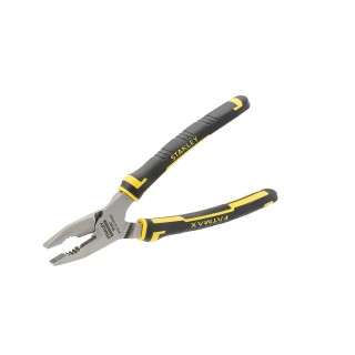 Stanley 0-89-867 Pince Universelle 185 Mm - Gamme FatMax - Fabriqués En France - Acier Trempé Haute Qualité - Poignée Bi Matière
