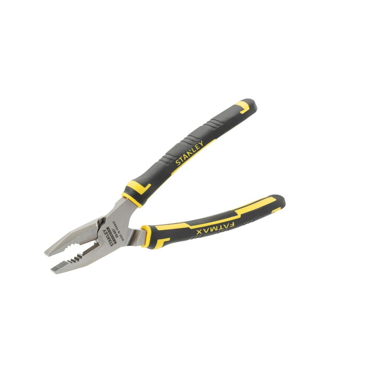 Stanley 0-89-867 Pince Universelle 185 Mm - Gamme FatMax - Fabriqués En France - Acier Trempé Haute Qualité - Poignée Bi Matière